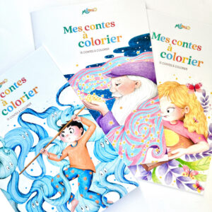 Carnet de coloriage – 13 illustrations de contes à colorier