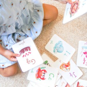 Cartes abécédaire – Apprentissage des lettres