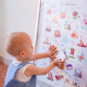 Abécédaire illustré – Format poster A2, papier 300 g
