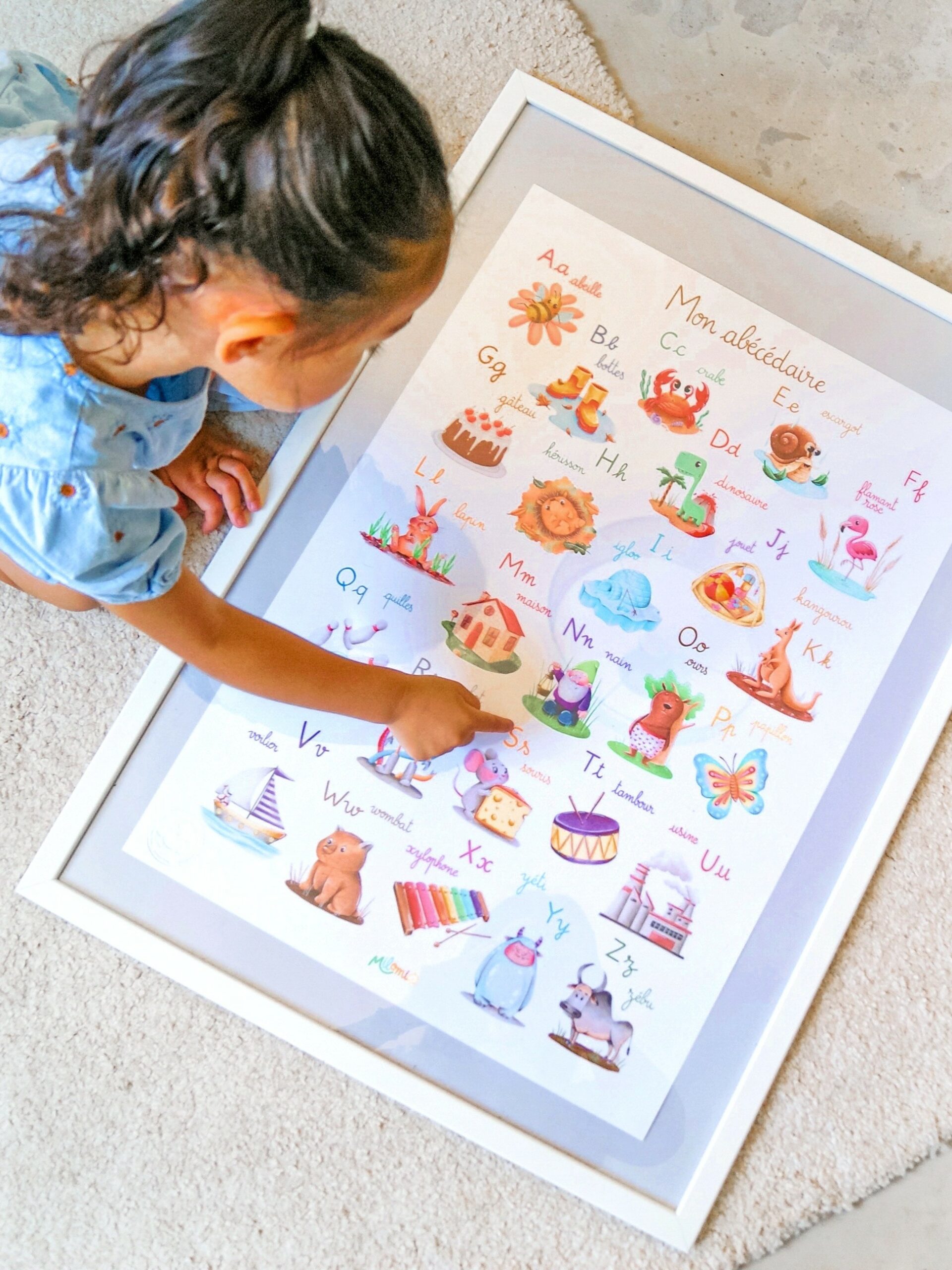 Abécédaire illustré – Format poster A2, papier 300 g – Image 3